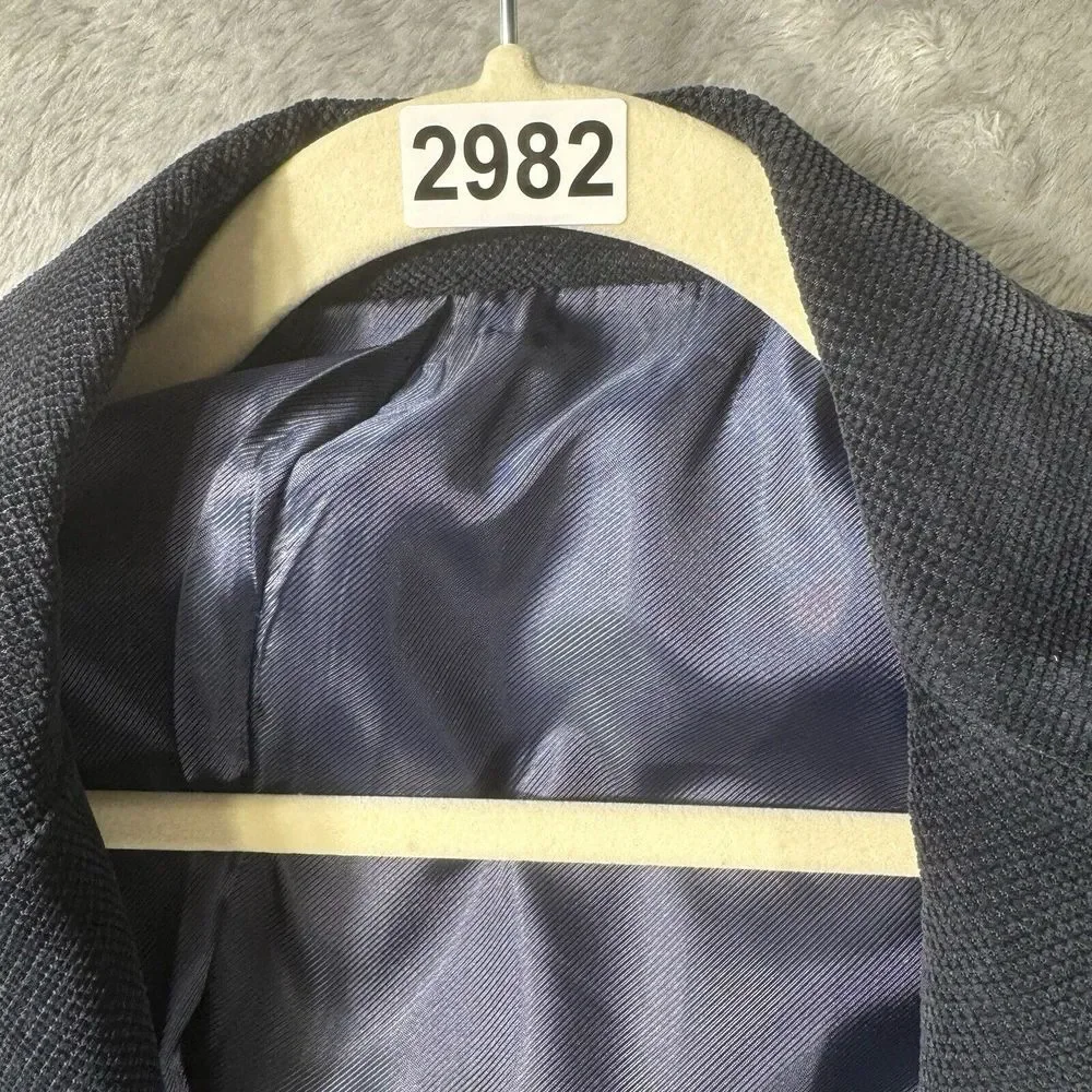 Louis Castel Suit Jacket Mens 100cm Navy Blue‎ 40 Blazer Lux